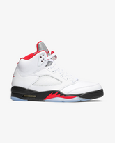 Air Jordan5 Retro Fire Red Black Tongue White 2020