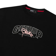 Geedup Core Handstyle T-Shirt 'Black/ Pink' (2025)