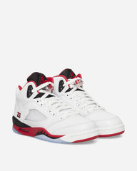 5 (GS) Sneakers Fire Red 'Black Tongue'