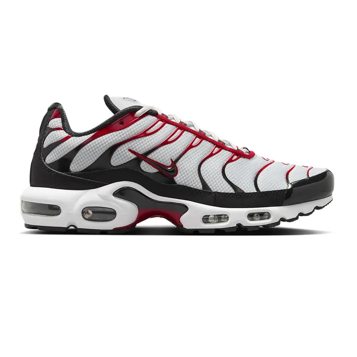 Air Max Plus TN 'Pure Platinum Black University Red'